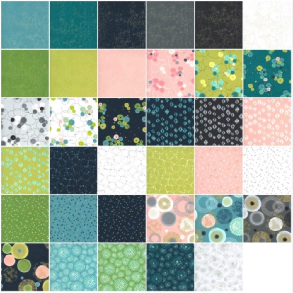 Quilt Fabric Dance in Paris Pastel Modern Zen Chic 2 Charm Packs 42 Squares Each - Picture 4 of 4